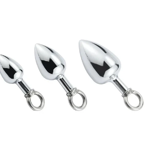 with Stainless Hook Ring 4663 Anal Steel Cock Set DiscreetChoice 0706